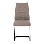 Jídelní židle, hnědá, látka, DCL-438 BR2