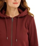 Bushman Dámská prodloužená mikina Rorie, burgundy XXXL