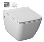 ALCADRAIN Jádromodul - předstěnový instalační systém s chromovým tlačítkem M1721 + WC JIKA PURE + SEDÁTKO SLOWCLOSE AM102/1120 M1721 PU2