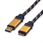 Delock USB 2.0 prodlužovací kabel plochý zahnutý [1x USB 2.0 zástrčka A - 1x USB 2.0 zásuvka A] 1.00 m černá oboustranně zapoji