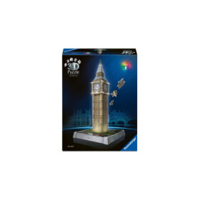 3D Puzzle Iconics: Big Ben (Noční edice) 216 dílků