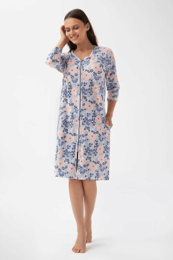 Dámský župan Luna 390 S-2XL W25 Švestka XL