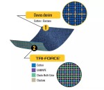 Dámské kalhoty Trilobite Parado Circuit slim fit blue level 2 - 34 / modrá