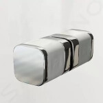 RAVAK - Brilliant Sprchové dveře dvoudílné BSD2-100 L, 990-1005 mm, levé, chrom/čiré sklo 0ULAAA00Z1