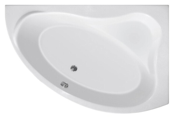 AQUALINE - ORAVA vana 150x90x38cm, pravá, bílá G1591