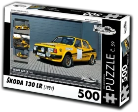 RETRO-AUTA Puzzle č. 59 Škoda 130 LR (1984)