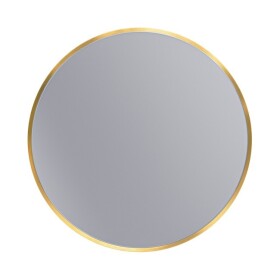 Erga Round, kulaté zrcadlo 50cm, zlatý rám, ERG-V01-ROUND-5050-GD