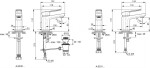 IDEAL STANDARD - Tonic II Umyvadlová baterie Piccolo s odtokovou soupravou, chrom A6330AA