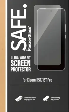 PanzerGlass SAFE černá / Tvrzené sklo / UWF / pro Xiaomi 15T/15T Pro / plně nalepovací (SA71742)