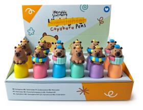 Zvýrazňovač s ozdobou - Kapybara (mix)