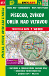 SC 437 Písecko, Zvíkov, Orlík nad Vltavou 1:40 000