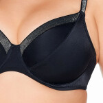 Horní díl plavek 225 black plus - AVA černá 85/H
