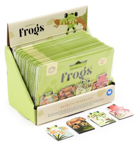 Záložky do knihy magnetické 4ks - Žába