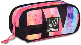Mitama 3Zip Color Drops / Penál plný / třípatrový / 11 ks psacích potřeb (64882)