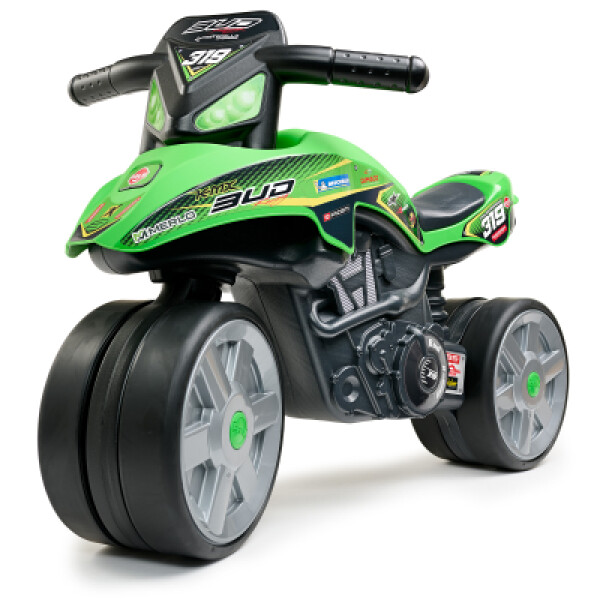 Odrážedlo Racing moto zelené