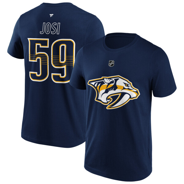 Fanatics Pánské Tričko Roman Josi #59 Nashville Predators Name Number Graphic T-Shirt Velikost: