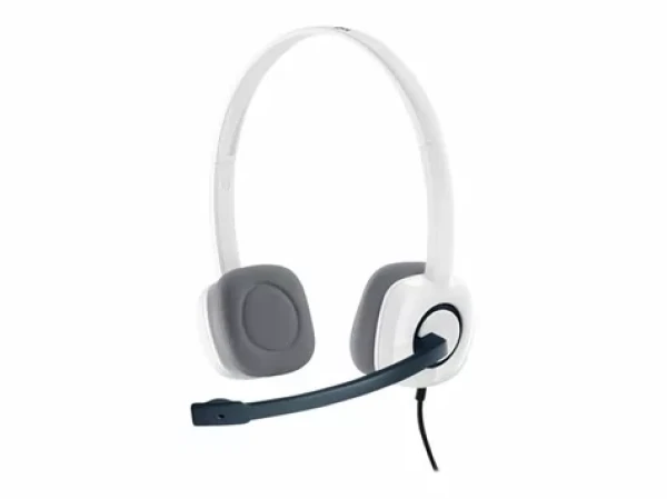 Logitech Stereo Headset H150 Coconut / sluchátka s mikrofonem (981000350)