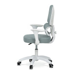 Dětská židle, výškově nastavitelná, zelená síťovina, KA-K1063 GRN