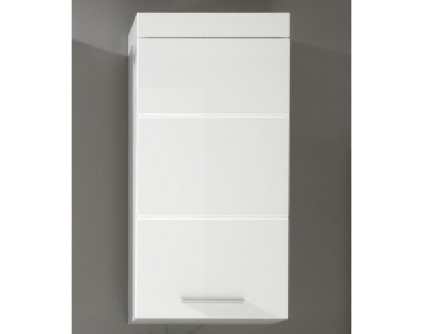 Koupelnová závěsná skříňka Amanda 501, lesklá bílá