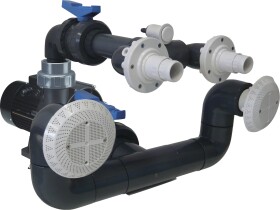 Protiproud COMPASS - 84 m3/h, 400V, 4,0kW - Komplet Double Jet