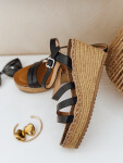 Dámské sandály SUMMERUP černé FashionStreet ZY0988 39