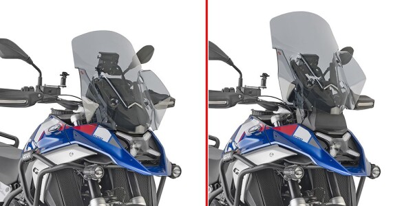 D5144S plexi kouřové Bmw R 1300 GS (24-25), vxš545x490 mm, nelze montovat s radarem, o 205 mm vyšší
