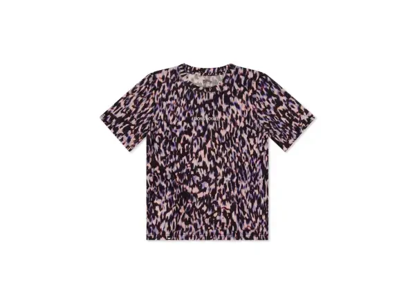 Mons Royale Icon Merino dámské triko krátký rukáv Rock Leopard vel. S