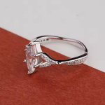 LUNICA Stříbrný prstýnek KAPKA Velikost prstenu: 9 (EU: 59-61) 0635_9