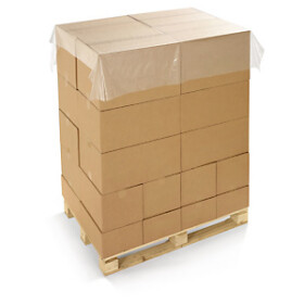320 x Paletová ochranná fólie 1500 x 1500 mm, průhledná, tloušťka 45µm, perforovaná, 100% recyklovaná, počet dílů v roli 320ks