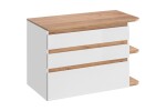 COMAD - Skříňka pod umyvadlo 90cm 3 zásuvky PLATINUM 5907611648230