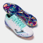 Pánské kopačky Joma GOL 2472 FG White Turquoise Velikost bot: 41
