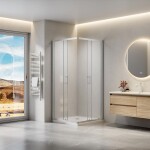 Erga Tucson, sprchový kout s posuvnými dveřmi 70(dveře) x 130(dveře) x 190 cm, 6mm čiré sklo, chromový profil, ERG-S02-TUCSON-D070D130-CL-CR