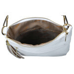 Trendy dámská koženková crossbody kabelka LB Marry, bílá