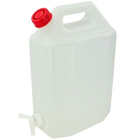 Kanystr na vodu s ventilem 10L, plast