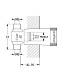 GROHE - Příslušenství Spodní díl podomítkového ventilu 29801000