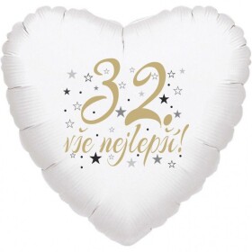 32. narozeniny balónek srdce Balonky.cz 32. narozeniny balónek srdce Balonky.cz