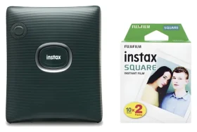 Fujifilm Instax Square Link Midnight Green + film / Fototiskárna