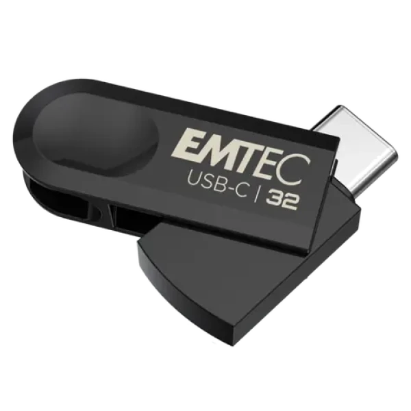 EMTEC C280 USB 3.2 Type-C 32GB černá / flash disk (ECMMD32GC283)