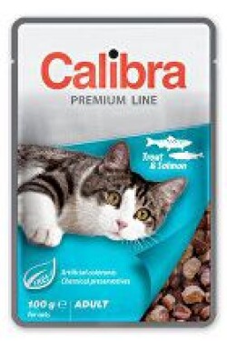 Calibra Cat kapsa Premium Adult Trout & Salmon 100g