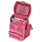 Školní aktovka Step by Step BASIS, Pink Bubbles - 4 dílný set, AGR certifikát