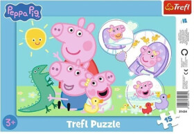 Puzzle Prasátko Peppa: Nejmilejší prasátko 15 dílků