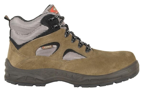 Kotníková Bezpečnostní obuv Cofra UDINE S1 P SRC velikost 42, Hnědá