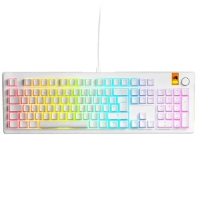Glorious GMMK 3 HE 100% - Fox HE (ISO DE) bílá / herní 100% / USB-C / ISO (DE) layout / Fox HE / RGB / 1.4m (GLO-KB-GMMK3-100-PB-HE-W-WHT-DE)