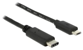 Delock USB-C - Micro-B 0,5 m černá / Kabel / USB 2.0 / 480 Mbit/s / 3 A (83333)
