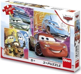 Puzzle 3x55 Cars Kamarádi