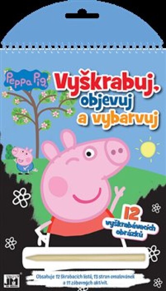 Prasátko Peppa - Vyškrabuj, objevuj, vybarvuj