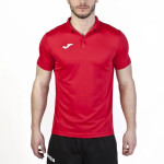 Pánské polo tričko Joma Polo Shirt Hobby S/S Red Velikost: L