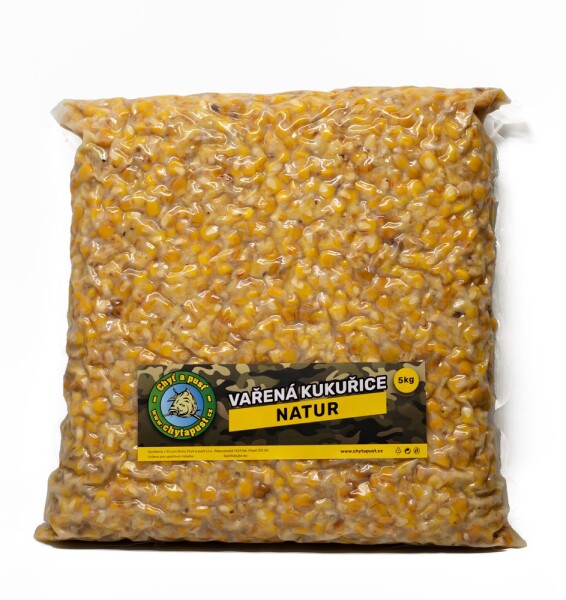 Chyť a pusť Vařená kukuřice - Natur 5kg,Chyť a pusť Vařená kukuřice - Natur 5kg