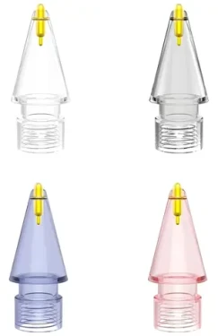 4smarts Lucid transparentní / Hroty pro Apple Pencil / 4 ks / kompatibilní s Apple Pencil 1./2. gen., USB-C, Pro (541471)