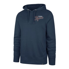 47 Brand Pánská mikina Detroit Tigers MLB Backer Burnside Hoodie Timber Blue Velikost: 2XL